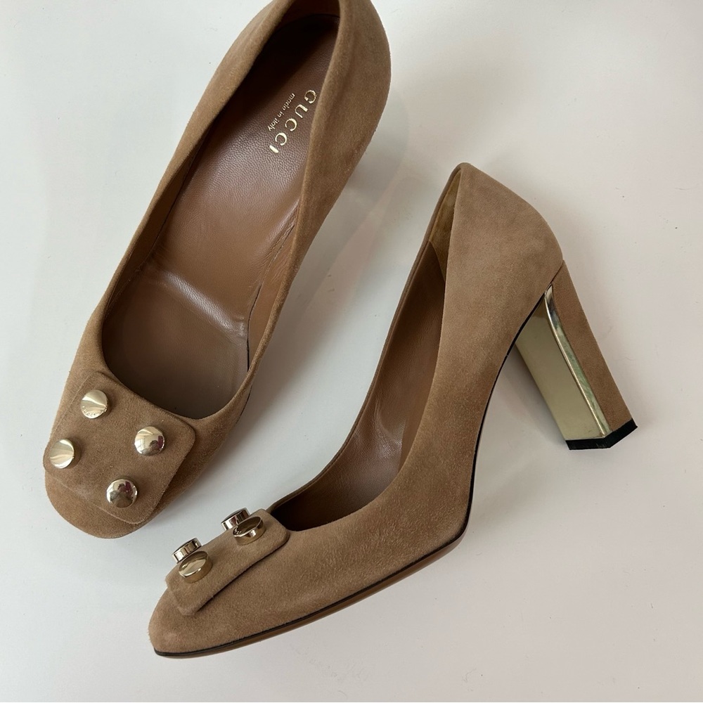 Spectacular Gucci suede heels - Picture 7 of 13